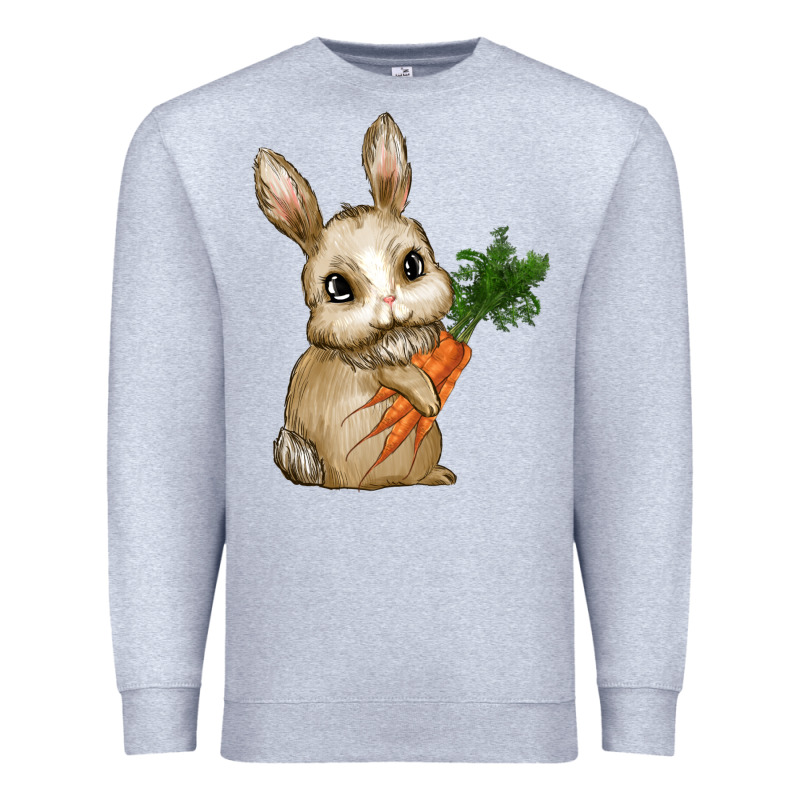 Eastrt Bunny Carrot Premium Sweatshirt by RanaPortraitStore | Teevron