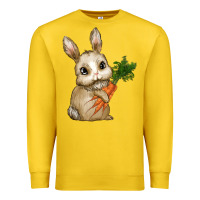 Lemon eastrt bunny carrot Premium Sweatshirt - RanaPortraitStore