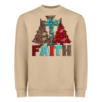 Mushroom cross and christmas trees Heavyweight Sweatshirt - AdoDesignShop