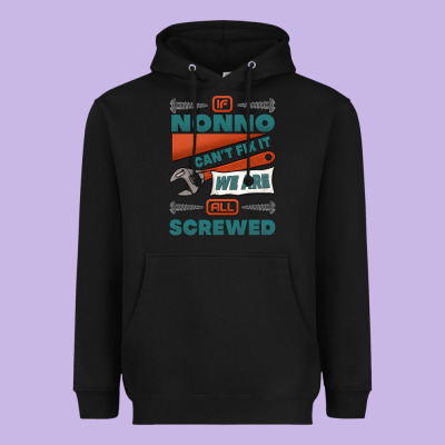 If Nonno Can't Fix It We Are All Screwed Heavyweight Hoodie Designed By Jasminsmagicworld