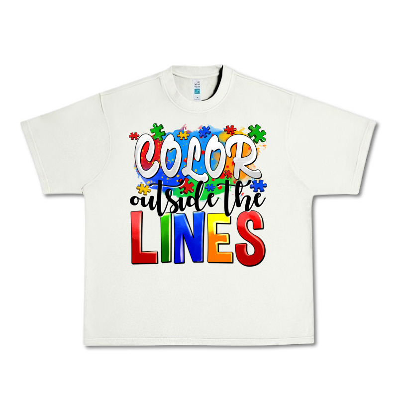 Color Outside The Lines Urban Heavy Tee by AdoDesignShop | Teevron