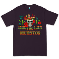 Plum dia de los muertos Premium Tee - texasbilliewilder