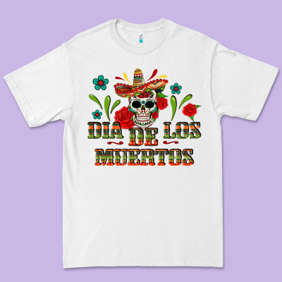 Dia De Los Muertos Premium Tee Designed By Texasbilliewilder
