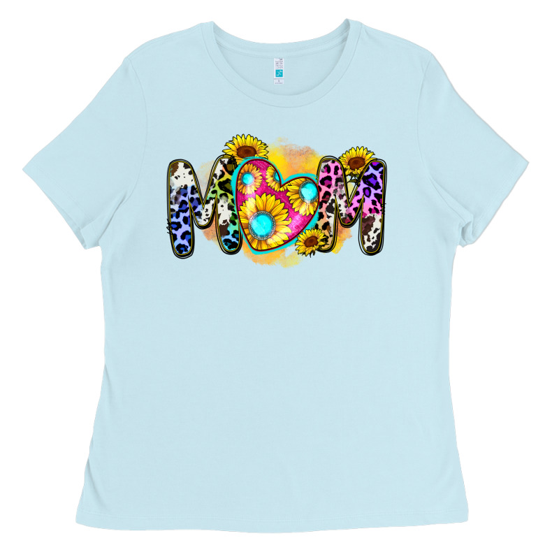 Mom Sunflower Ladies Tee by Zillion Design Studio | Teevron