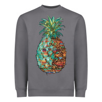 Storm pineapple leopar turquoise serape summer Heavyweight Sweatshirt - Artiststas