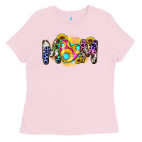 Bubblegum Pink mom sunflower Ladies Tee - Zillion Design Studio