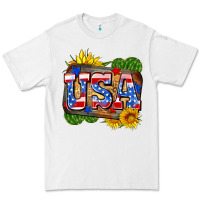 White usa Premium Tee - Zillion Design Studio