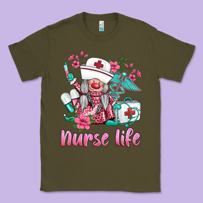 Nurse Gnomies Nurse  Life Spring Classic Tee Designed By Barkaloodesign
