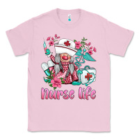 Bubblegum Pink nurse gnomies nurse  life spring Classic Tee - BarkalooDesign