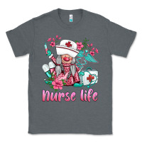 Charcoal Heather nurse gnomies nurse  life spring Classic Tee - BarkalooDesign