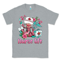 Heather Grey nurse gnomies nurse  life spring Classic Tee - BarkalooDesign