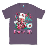Lavender nurse gnomies nurse  life spring Classic Tee - BarkalooDesign
