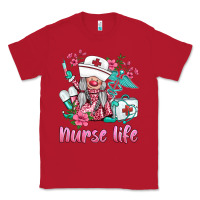 Red nurse gnomies nurse  life spring Classic Tee - BarkalooDesign