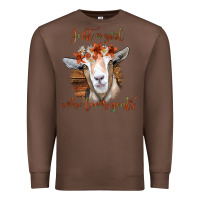 Chestnut Just a Girl Who Loves Goat Premium Sweatshirt - Bettercallsaul