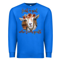 True Royal Just a Girl Who Loves Goat Premium Sweatshirt - Bettercallsaul