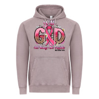 Vintage Zinc breast cancer with god all things are possible Vintage Hoodie - Artiststas