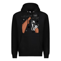 Black I Have Two Moods Black Sneakers Afro Girl Premium Hoodie - texasbilliewilder
