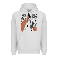 Dove Grey I Have Two Moods Black Sneakers Afro Girl Premium Hoodie - texasbilliewilder