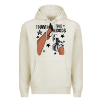 Oatmeal Heather I Have Two Moods Black Sneakers Afro Girl Premium Hoodie - texasbilliewilder