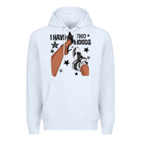 White I Have Two Moods Black Sneakers Afro Girl Premium Hoodie - texasbilliewilder