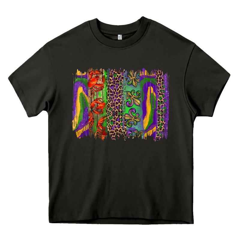 Mardi Gras Brushstroke Heavy Core Tee by RanaPortraitStore | Teevron