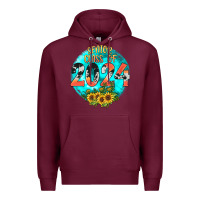 Burgundy class of 2024 senior Premium Hoodie - JahusDesignShop