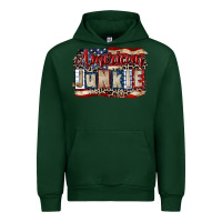 Forest Green American junkie 4th of july Urban Hoodie - CowGirlArtShop