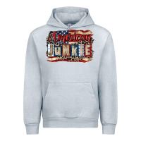 Heather Grey American junkie 4th of july Urban Hoodie - CowGirlArtShop