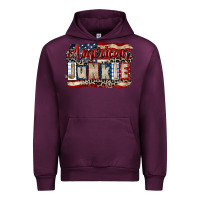Mauve Wine American junkie 4th of july Urban Hoodie - CowGirlArtShop