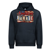 Navy American junkie 4th of july Urban Hoodie - CowGirlArtShop