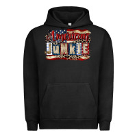 Pigment Black American junkie 4th of july Urban Hoodie - CowGirlArtShop