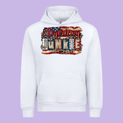 American Junkie 4th Of July Urban Hoodie Designed By Cowgirlartshop
