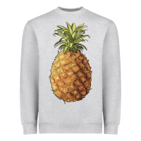 Heather Grey pineapple Heavyweight Sweatshirt - Artiststas