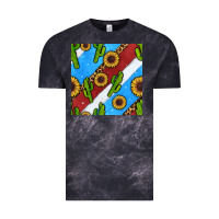 Cloud Black western 4th of july seamless pattern Vintage Tee - BundleAndBundleShop