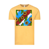 Vintage Mustard western 4th of july seamless pattern Vintage Tee - BundleAndBundleShop