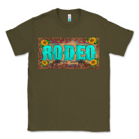 Army Green western rodeo sunflowers weapon  license plate template Classic Tee - BarkalooDesign