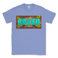 Colony Blue western rodeo sunflowers weapon  license plate template Classic Tee - BarkalooDesign