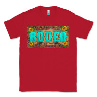 Red western rodeo sunflowers weapon  license plate template Classic Tee - BarkalooDesign
