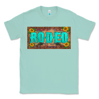 Seafoam western rodeo sunflowers weapon  license plate template Classic Tee - BarkalooDesign