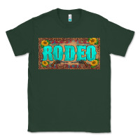 Sports Green western rodeo sunflowers weapon  license plate template Classic Tee - BarkalooDesign
