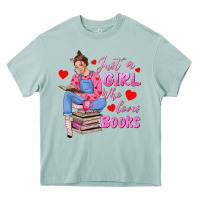 Arona just a girl who loves books Heavy Core Tee - texasbilliewilder