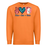 Carrot Peace Love Goats Premium Sweatshirt - Bettercallsaul