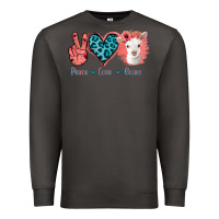 Smoke Peace Love Goats Premium Sweatshirt - Bettercallsaul