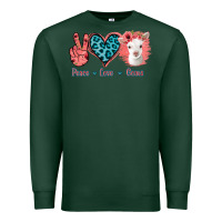 Sports Green Peace Love Goats Premium Sweatshirt - Bettercallsaul