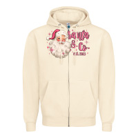 Sandshell santa and co Zipper Hoodie - MaliasSmallBusiness