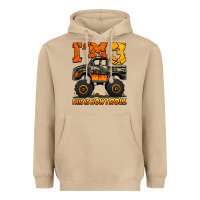Mushroom i'm three this is how i roll monster truck birthday Heavyweight Hoodie - Jasminsmagicworld