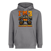 Storm i'm three this is how i roll monster truck birthday Heavyweight Hoodie - Jasminsmagicworld