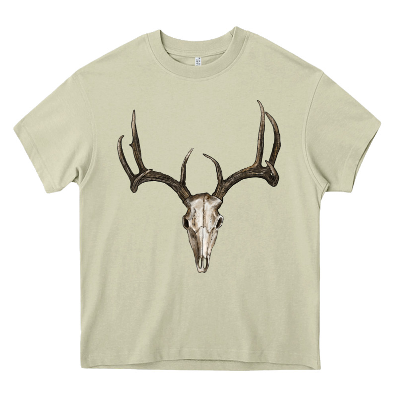 Deer Skull Heavy Core Tee by RanaPortraitStore | Teevron