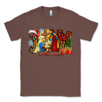 Chestnut Joy To The World Classic Tee - CowhideDigitalArt