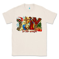 Natural Joy To The World Classic Tee - CowhideDigitalArt